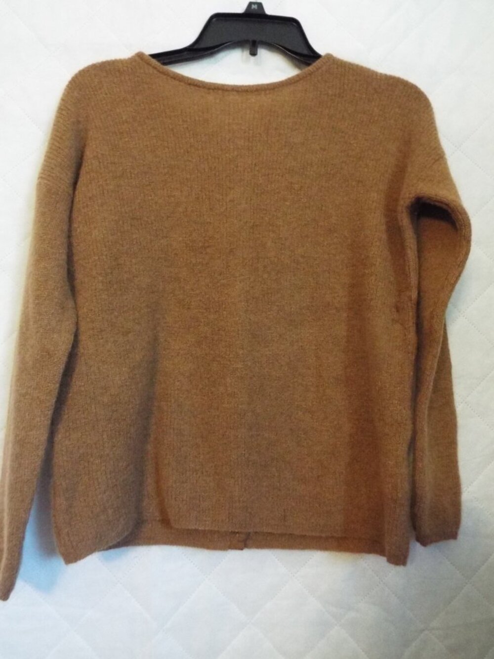 Sezane Warm Caramel Cardigan Sweater Size Extra Small NWT - Picture 4 of 5
